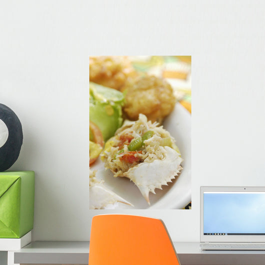 Stuffed Crab Shells Jakes Wall Decal