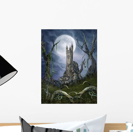Dark Fantasy Forest Wall Mural