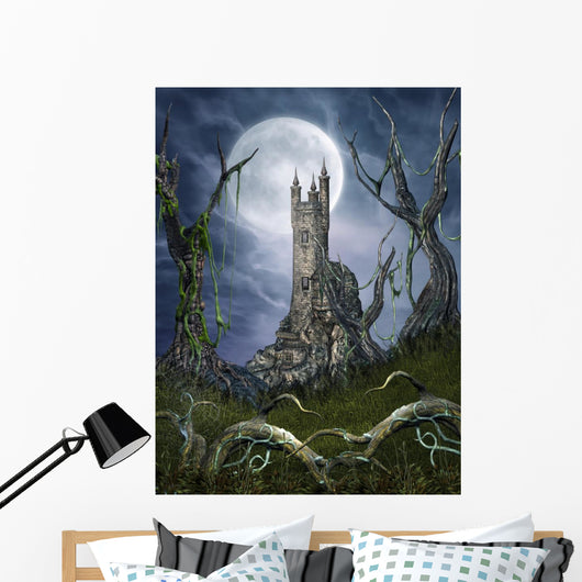 Dark Fantasy Forest Wall Mural