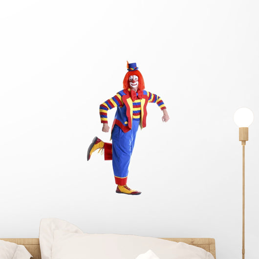Dancing Circus Clown Wall Decal