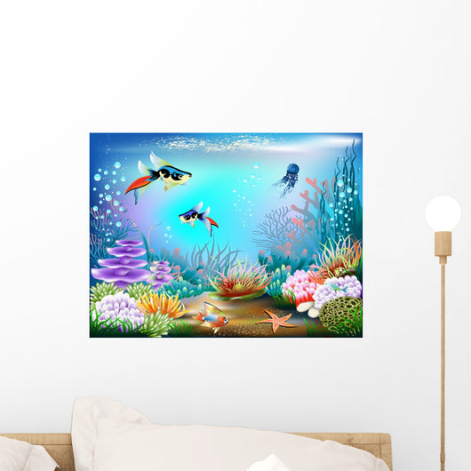 Underwater World Wall Mural