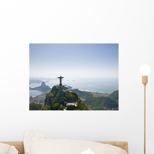 Dramatic Aerial view of Rio De Janeiro Wall Mural