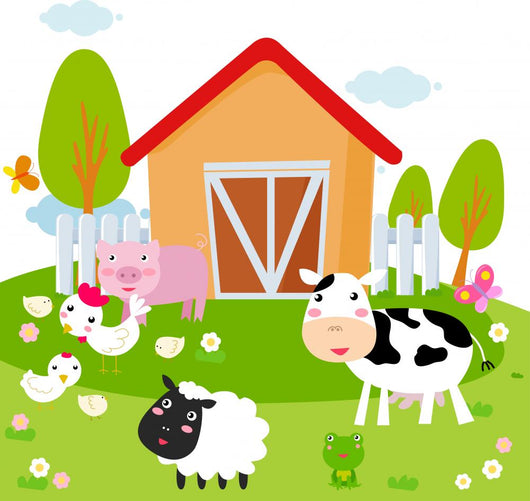 Rural Landscape with Farm
