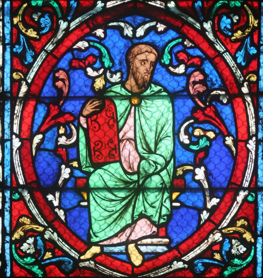 Stained Glass Window in Cathedral Wall Mural