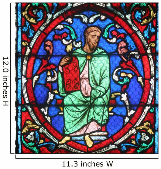 Stained Glass Window in Cathedral Wall Mural