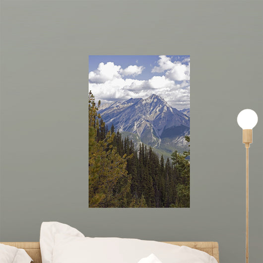 Rugged Canadian Rocky Mountains Wall Decal