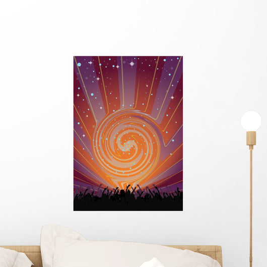 Dancing Supernova Wall Mural