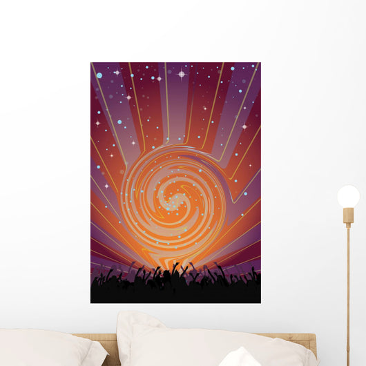 Dancing Supernova Wall Mural