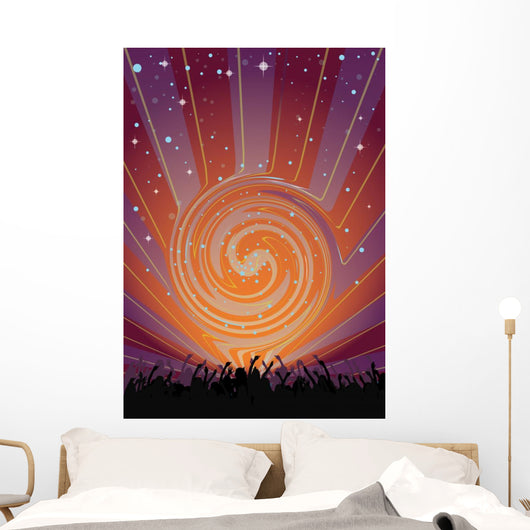 Dancing Supernova Wall Mural