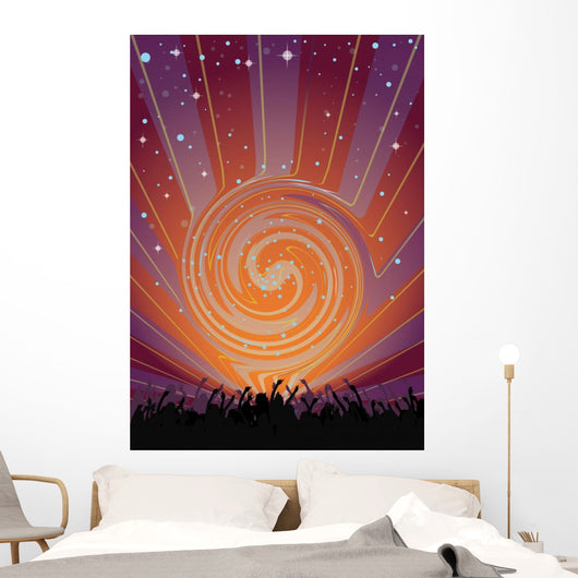 Dancing Supernova Wall Mural