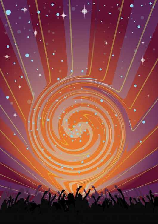 Dancing Supernova Wall Mural