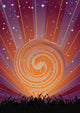 Dancing Supernova Wall Mural