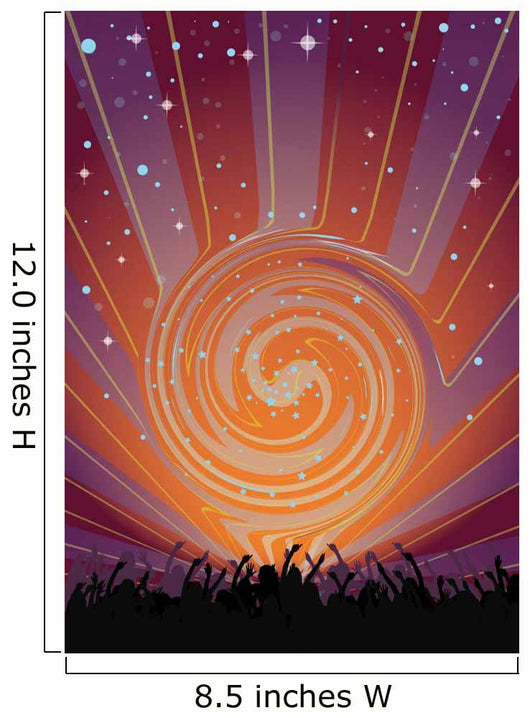 Dancing Supernova Wall Mural