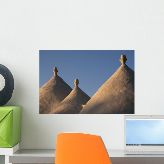 Trulli Roofs In Puglia, Italy, Europe Wall Mural
