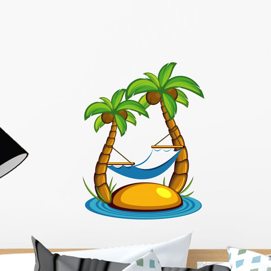 Island with Palm Trees