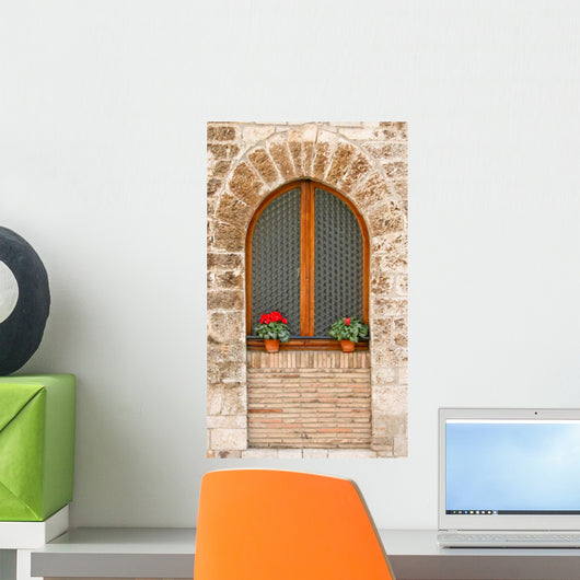Window with Flowers
