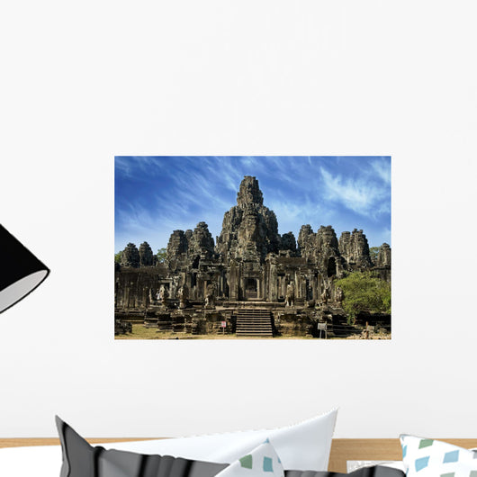 Ancient Temple in Angkor Wat Cambodia Wall Mural