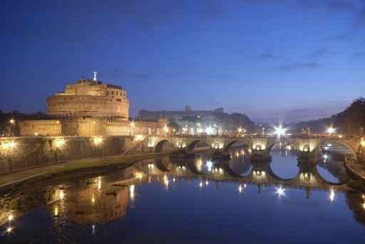 Rome Night Series Castel Wall Decal