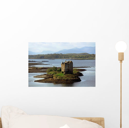 Castle Stalker, Loch Linnhe, Scotland, UK Wall Mural