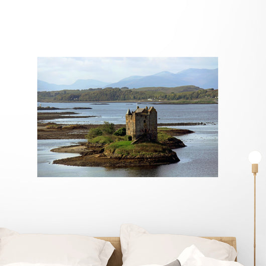 Castle Stalker, Loch Linnhe, Scotland, UK Wall Mural