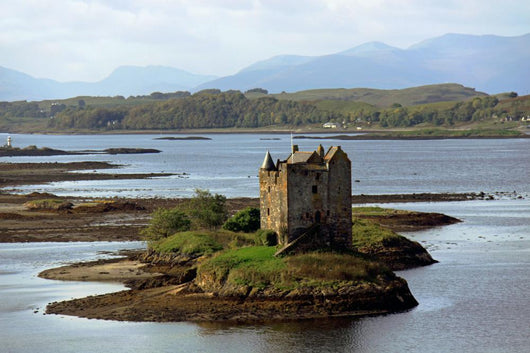 Castle Stalker, Loch Linnhe, Scotland, UK Wall Mural