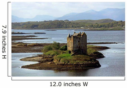 Castle Stalker, Loch Linnhe, Scotland, UK Wall Mural