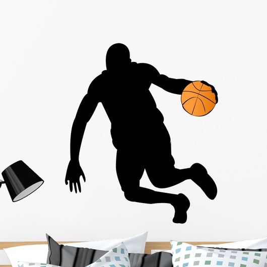 basketball player silhouette Wall Decal