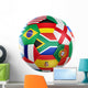 Soccer with Flags from Wall Decal