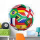 Soccer with Flags from Wall Decal