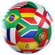 Soccer With Flags From World Cup 2010 Wall Decal