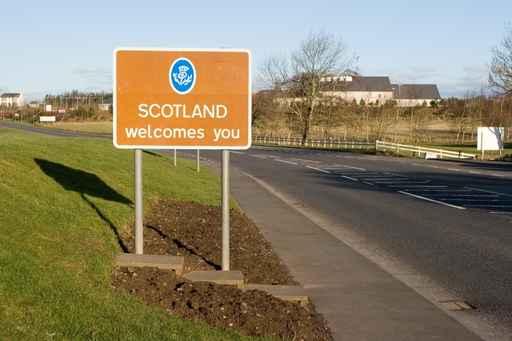 Scottish Border Wall Decal