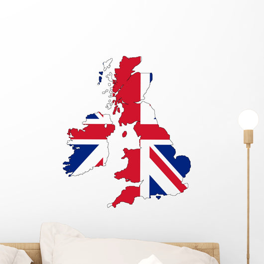 Map Uk Wall Mural