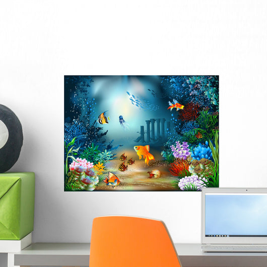 Underwater World Wall Mural