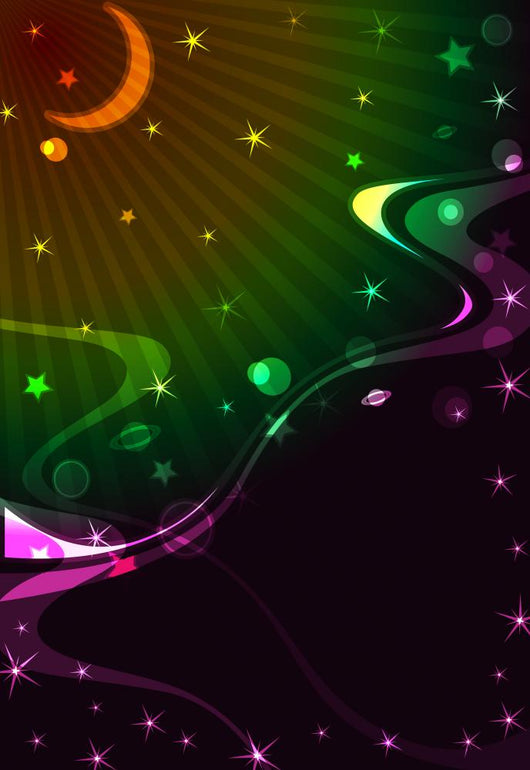 Outer Space Vector Wall Mural