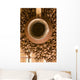 Coffe Beans and Jezve Wall Mural