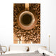 Coffe Beans and Jezve Wall Mural