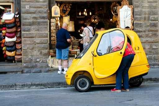 Elektroauto Der Altstadt Von Wall Decal