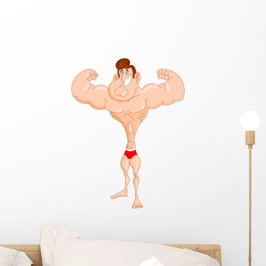 Muscle man Wall Decal