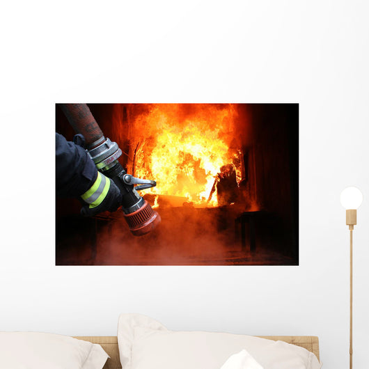 Firefighters - First in Last Out Wall Mural