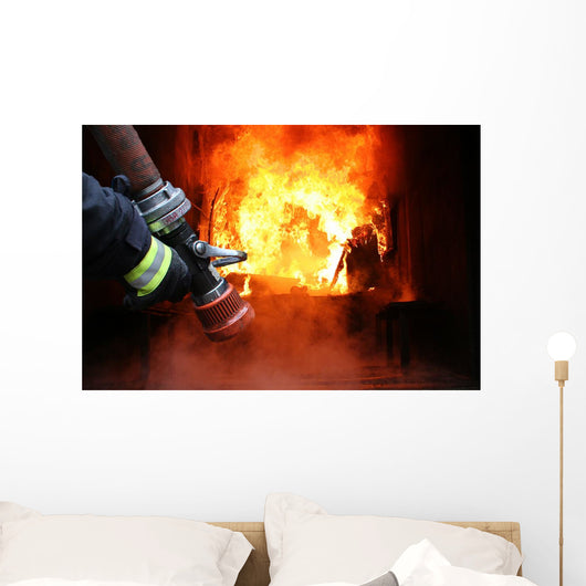 Firefighters - First in Last Out Wall Mural