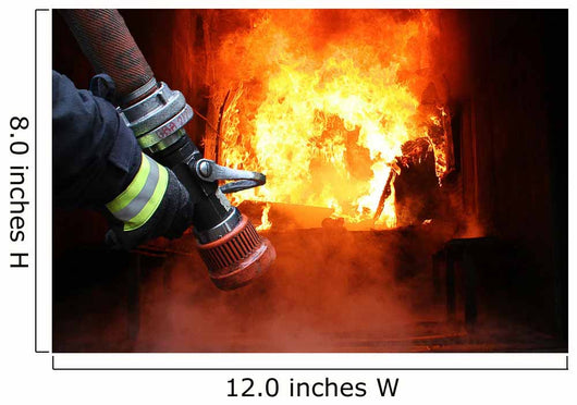 Firefighters - First in Last Out Wall Mural