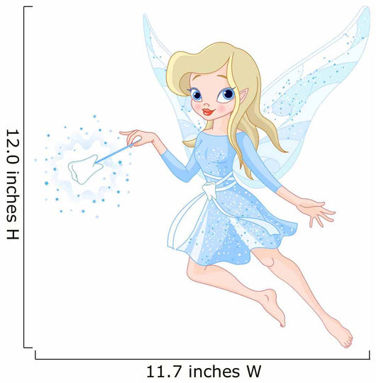 Tooth Fairy With Magic Wand Wall Decal