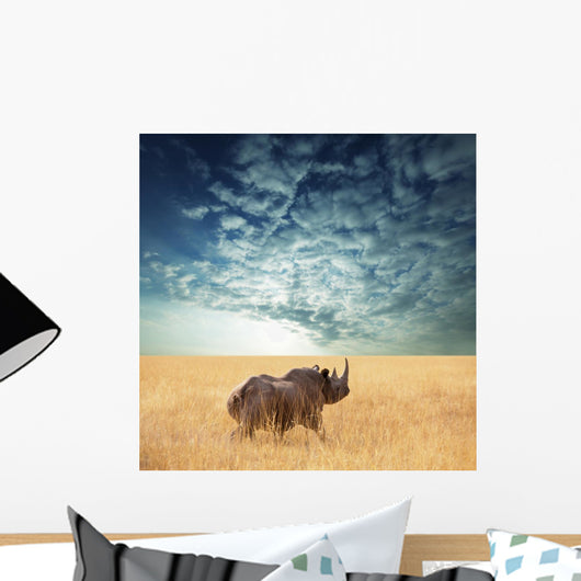 Rhino Wall Mural