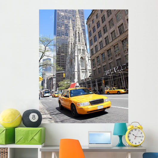 New york street scene Wall Mural