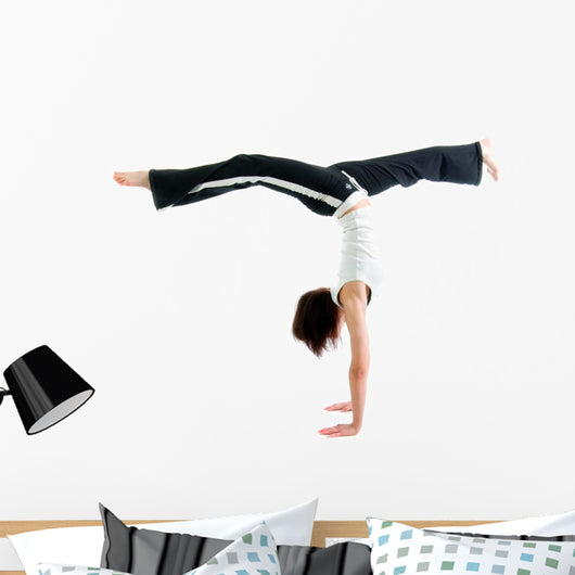 Girl Capoeira Dancer Posing