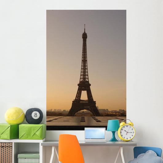 Paris Eiffel Tower Dawn Wall Mural