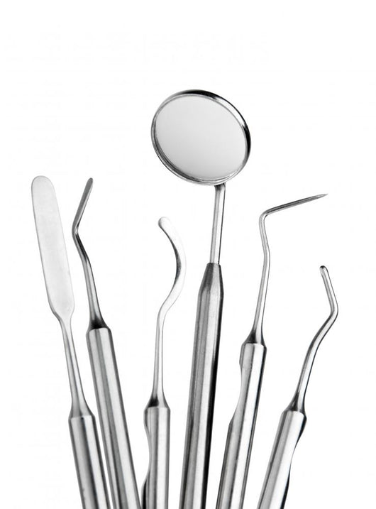 Set of Dental Care Instruments Wall Decal