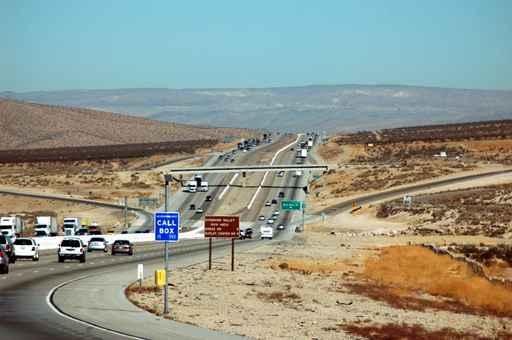California Road to Las Wall Decal
