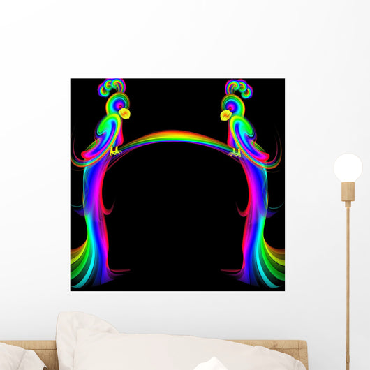 Decorative with Parrot Wall Mural