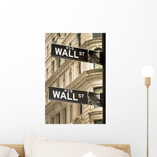 Wall Street Signs New Wall Decal